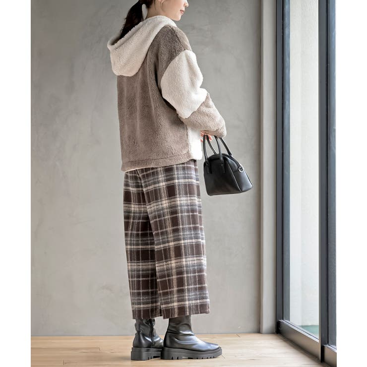 ボアフリース切替配色フードジャケット | rps | 詳細画像13 