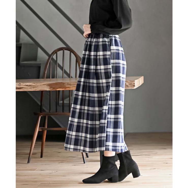 チェックタックスカート[品番：RPSW0004152]｜rps（アールピーエス）の