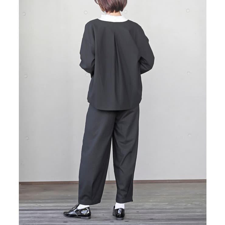 麻混コクーンパンツ[品番：RPSW0003396]｜rps（アールピーエス