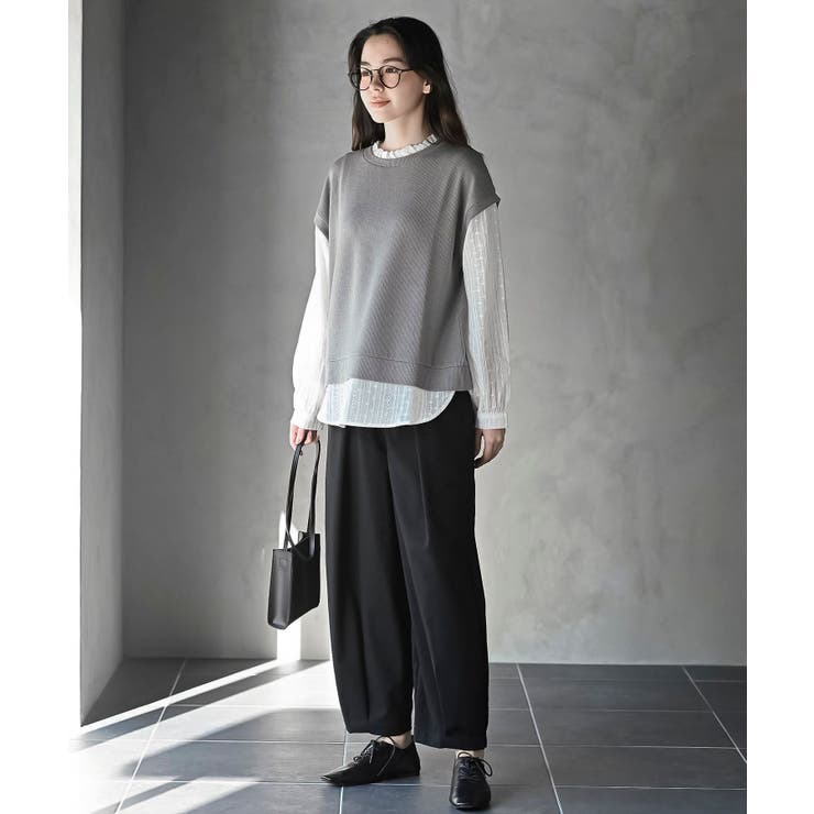 麻混コクーンパンツ | rps | 詳細画像20 