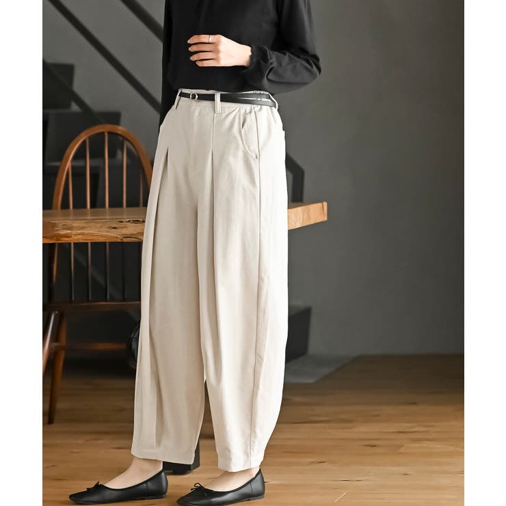 麻混コクーンパンツ | rps | 詳細画像3 