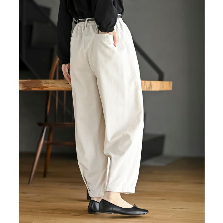 麻混コクーンパンツ | rps | 詳細画像8 