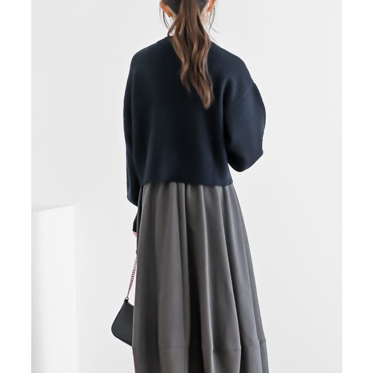 多釦ショート丈ニットカーディガン | rps | 詳細画像12 