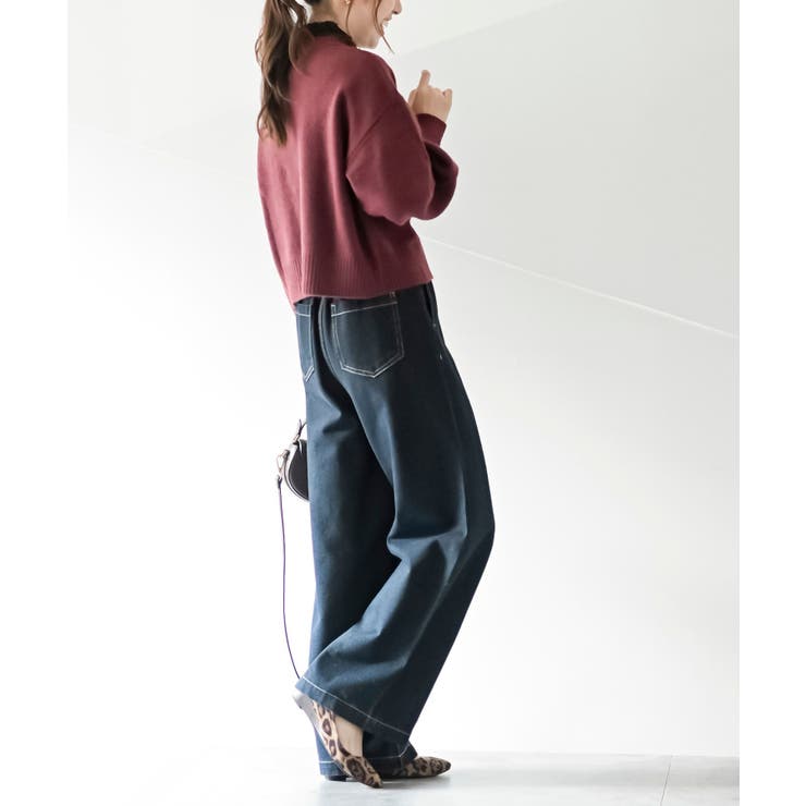 多釦ショート丈ニットカーディガン | rps | 詳細画像21 