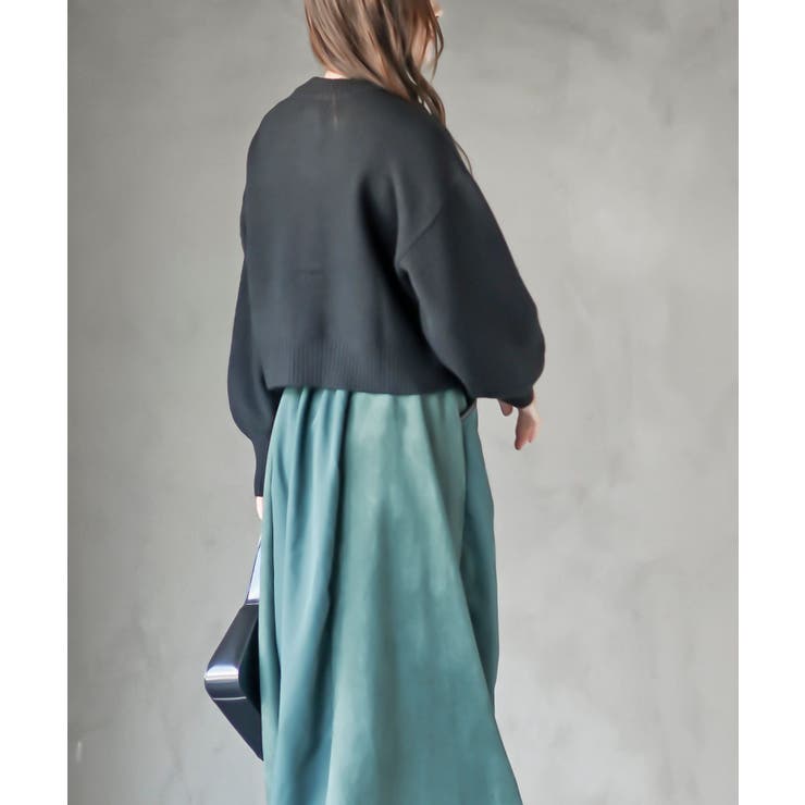 多釦ショート丈ニットカーディガン | rps | 詳細画像4 