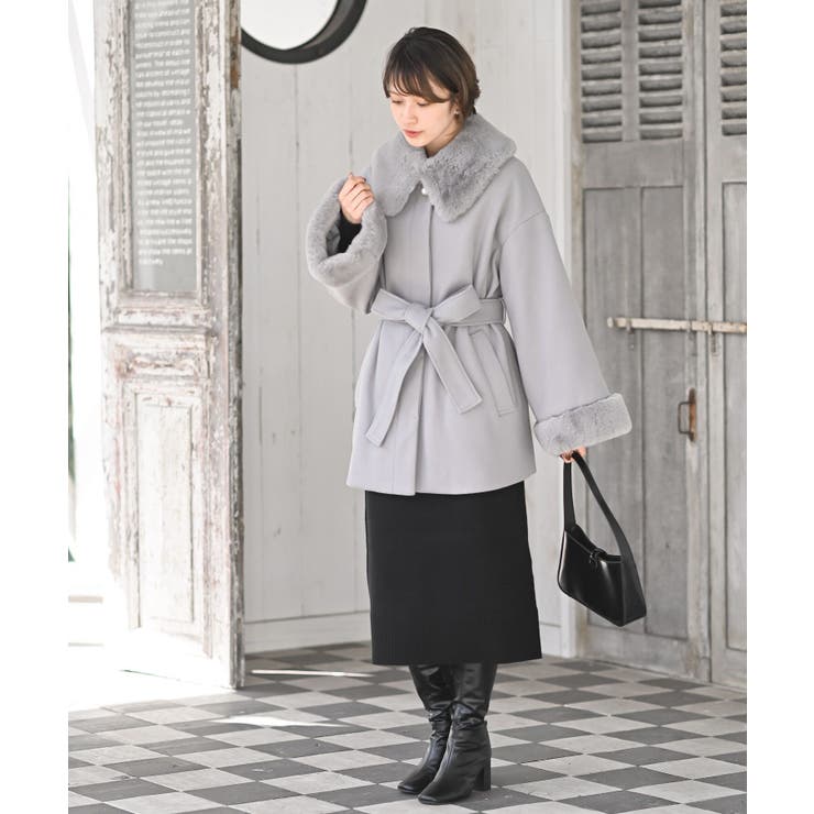 フェザータートルベスト付アンサンブルワンピース | rps | 詳細画像12 