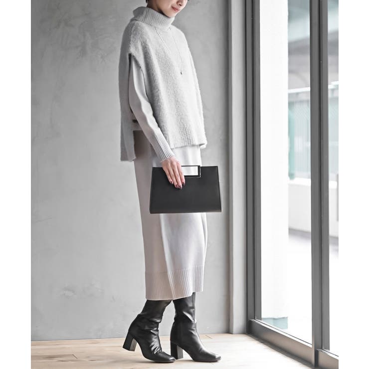 フェザータートルベスト付アンサンブルワンピース | rps | 詳細画像19 