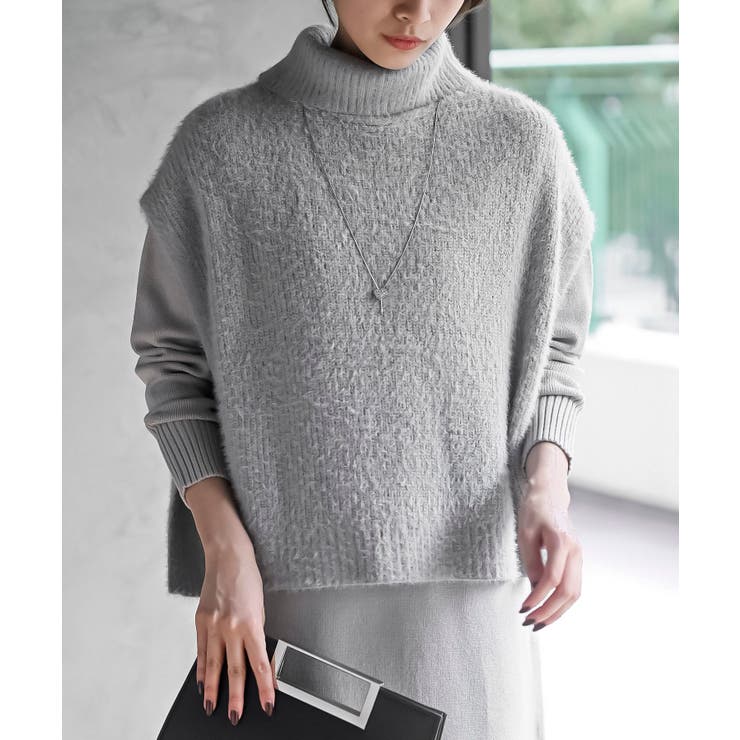 フェザータートルベスト付アンサンブルワンピース | rps | 詳細画像20 