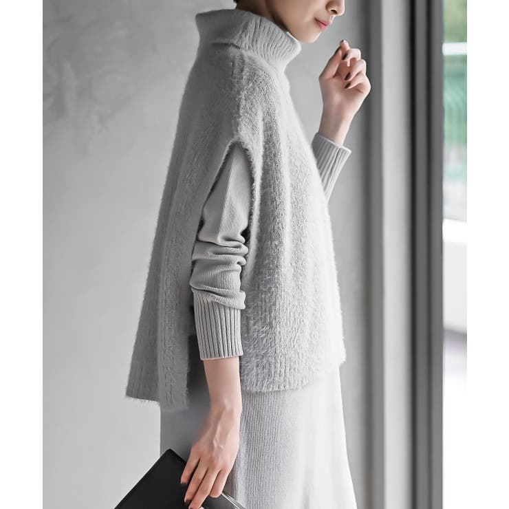 フェザータートルベスト付アンサンブルワンピース | rps | 詳細画像23 