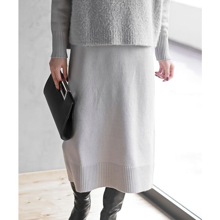 フェザータートルベスト付アンサンブルワンピース | rps | 詳細画像24 