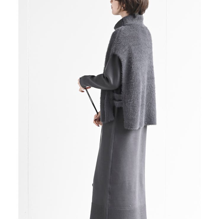 フェザータートルベスト付アンサンブルワンピース | rps | 詳細画像28 