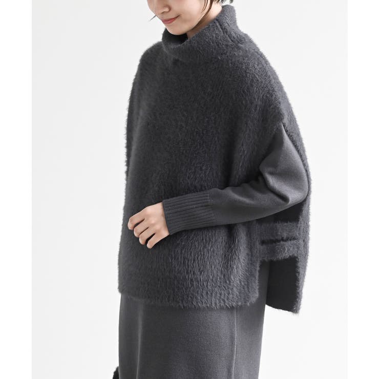 フェザータートルベスト付アンサンブルワンピース | rps | 詳細画像32 