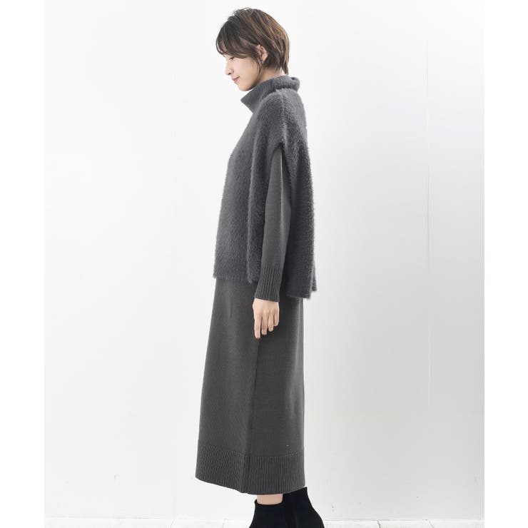 フェザータートルベスト付アンサンブルワンピース | rps | 詳細画像36 