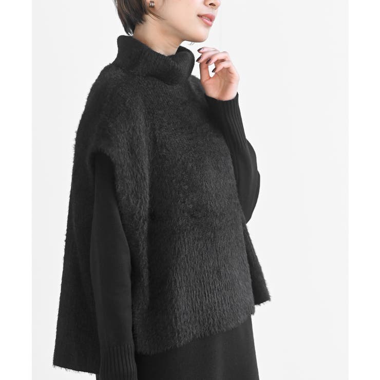 フェザータートルベスト付アンサンブルワンピース | rps | 詳細画像7 