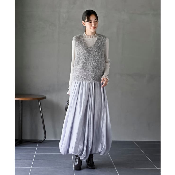 ポップコーンシャギーニットベスト | rps | 詳細画像10 