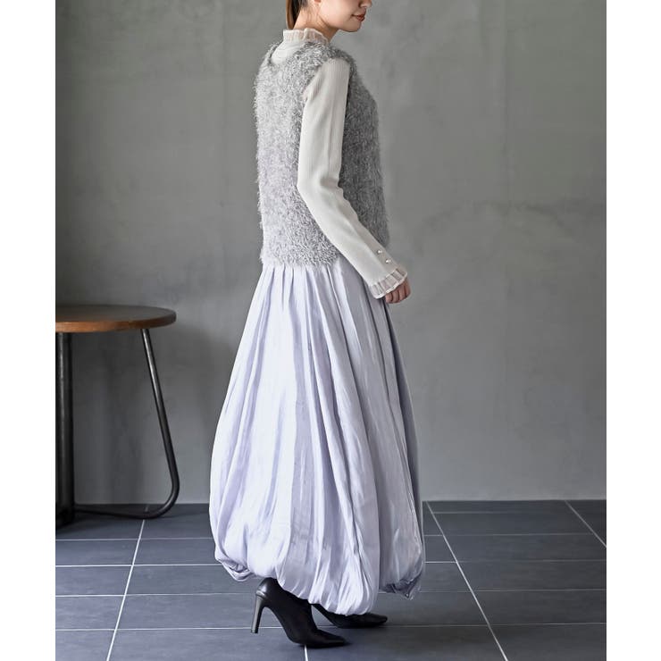 ポップコーンシャギーニットベスト | rps | 詳細画像13 