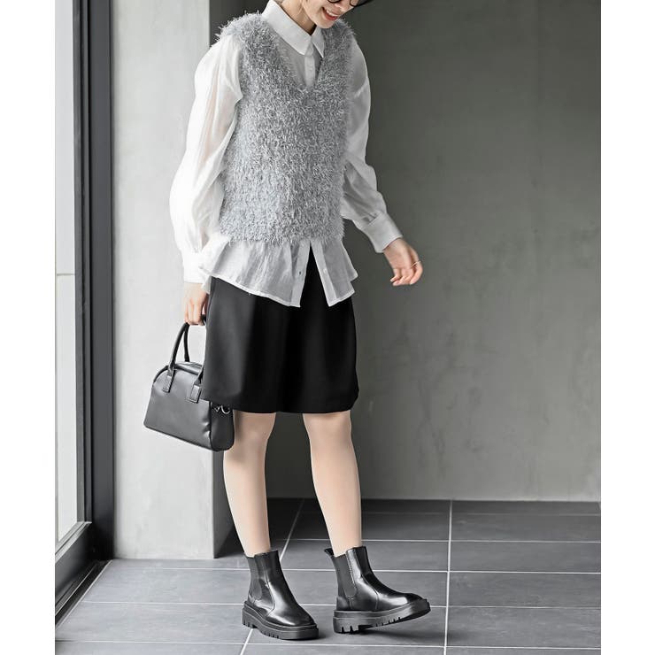 ポップコーンシャギーニットベスト | rps | 詳細画像22 