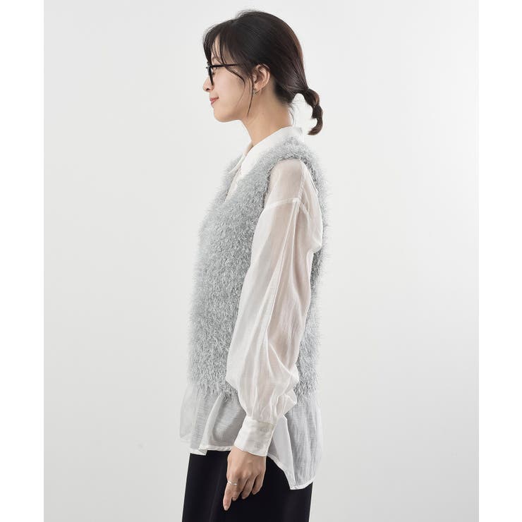 ポップコーンシャギーニットベスト | rps | 詳細画像27 