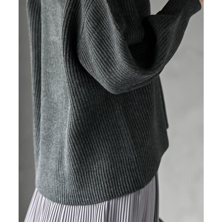 ショールカラーニットプルオーバー | rps | 詳細画像18 