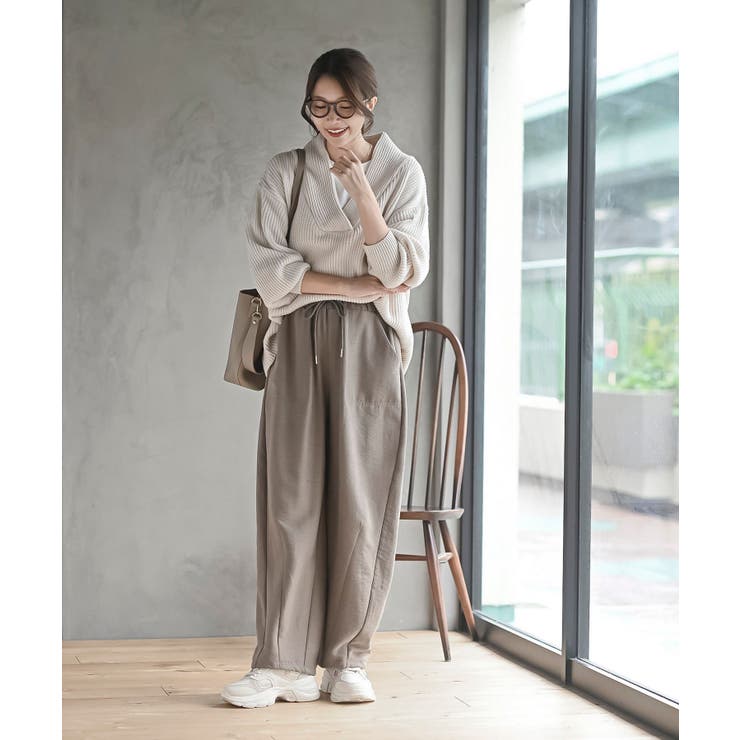 ショールカラーニットプルオーバー | rps | 詳細画像2 