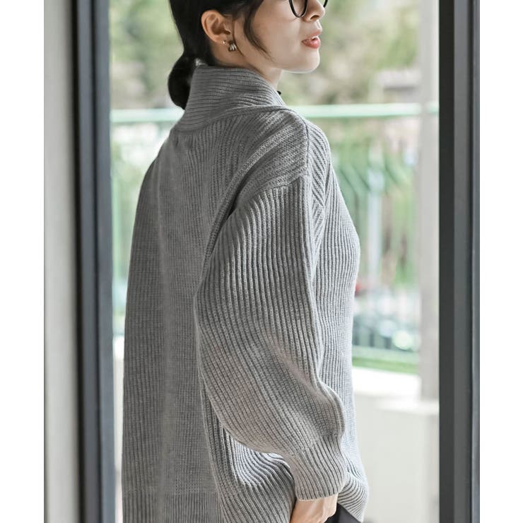 ショールカラーニットプルオーバー | rps | 詳細画像26 