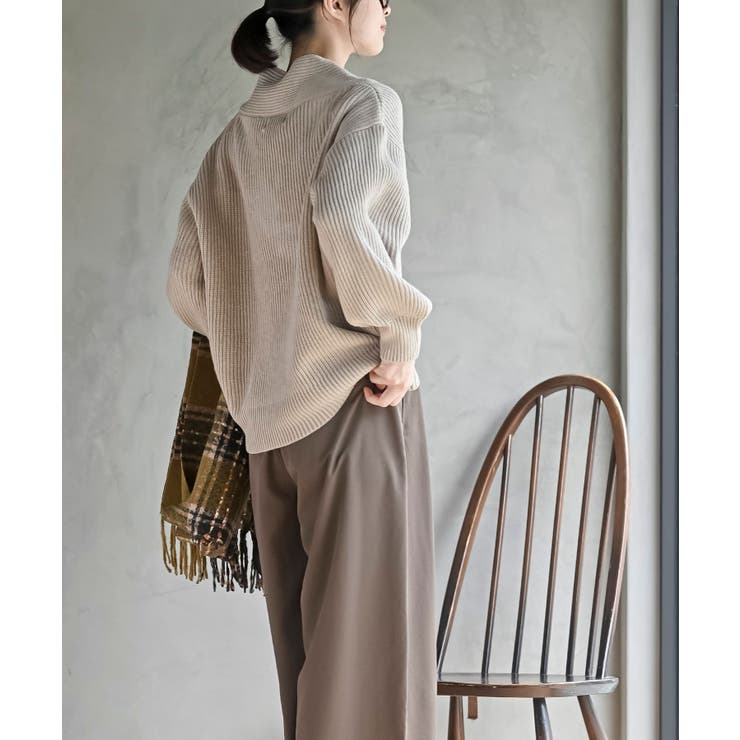 ショールカラーニットプルオーバー | rps | 詳細画像29 