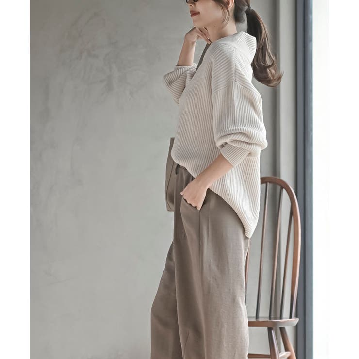 ショールカラーニットプルオーバー | rps | 詳細画像3 