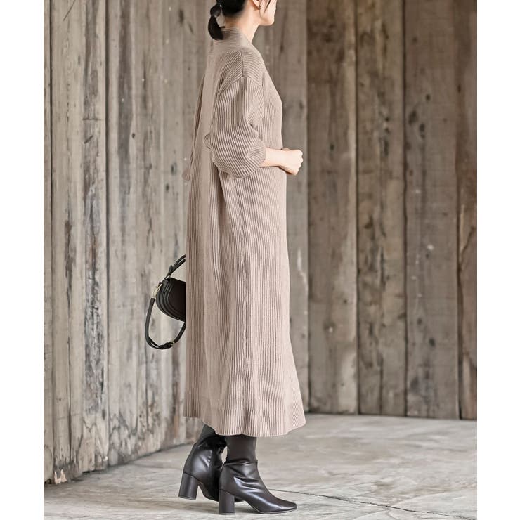 ショールカラーニットワンピース | rps | 詳細画像15 