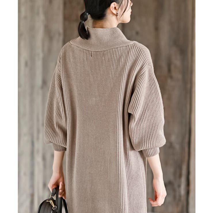 ショールカラーニットワンピース | rps | 詳細画像18 