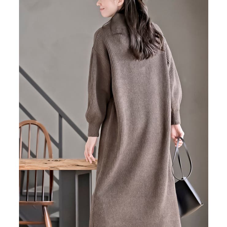 ショールカラーニットワンピース | rps | 詳細画像23 