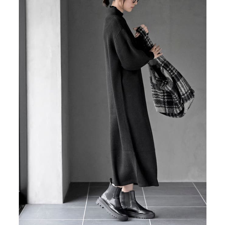 ショールカラーニットワンピース | rps | 詳細画像32 