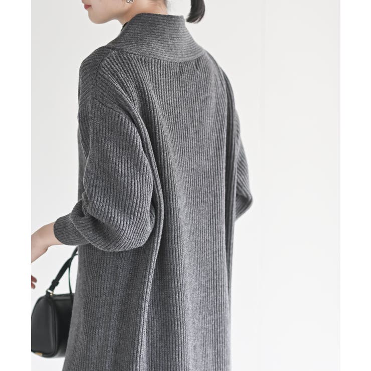 ショールカラーニットワンピース | rps | 詳細画像8 