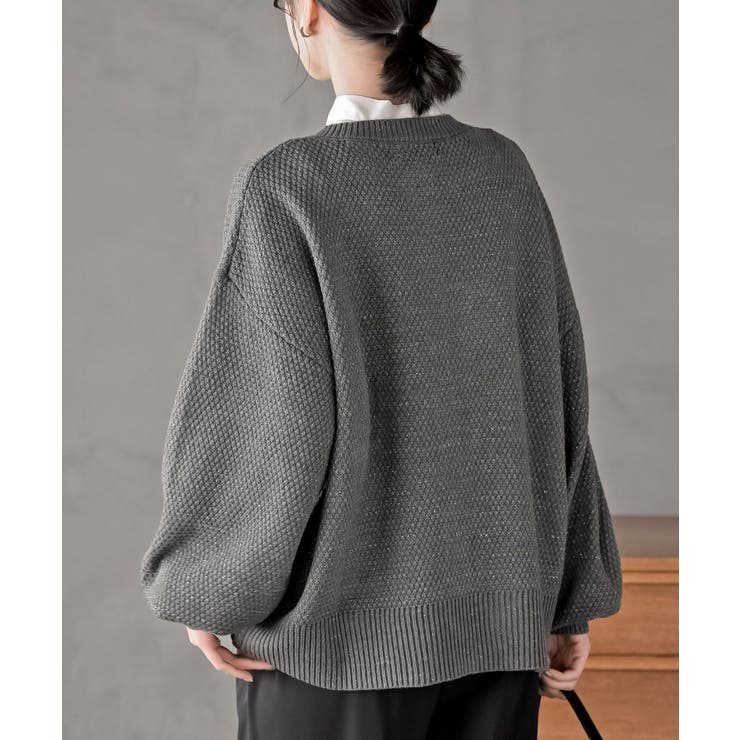 ラメニットカーディガン | rps | 詳細画像16 