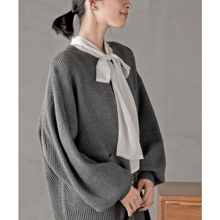 ラメニットカーディガン | rps | 詳細画像17 