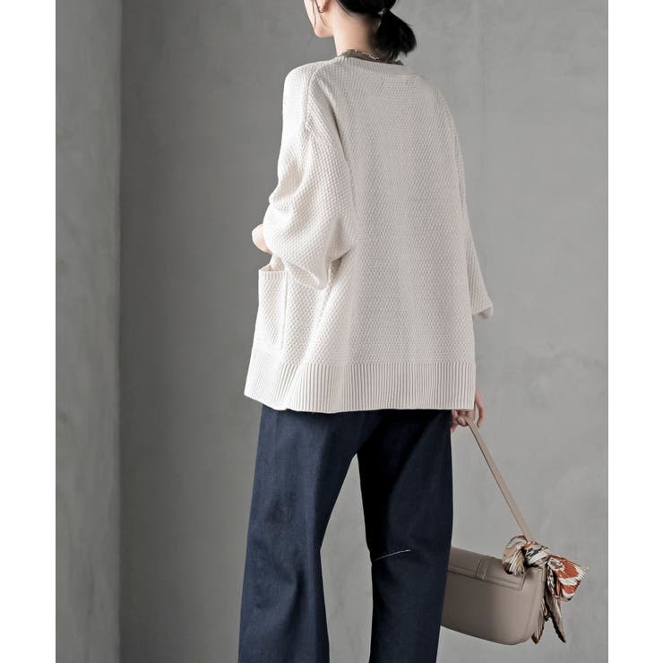 ラメニットカーディガン | rps | 詳細画像4 