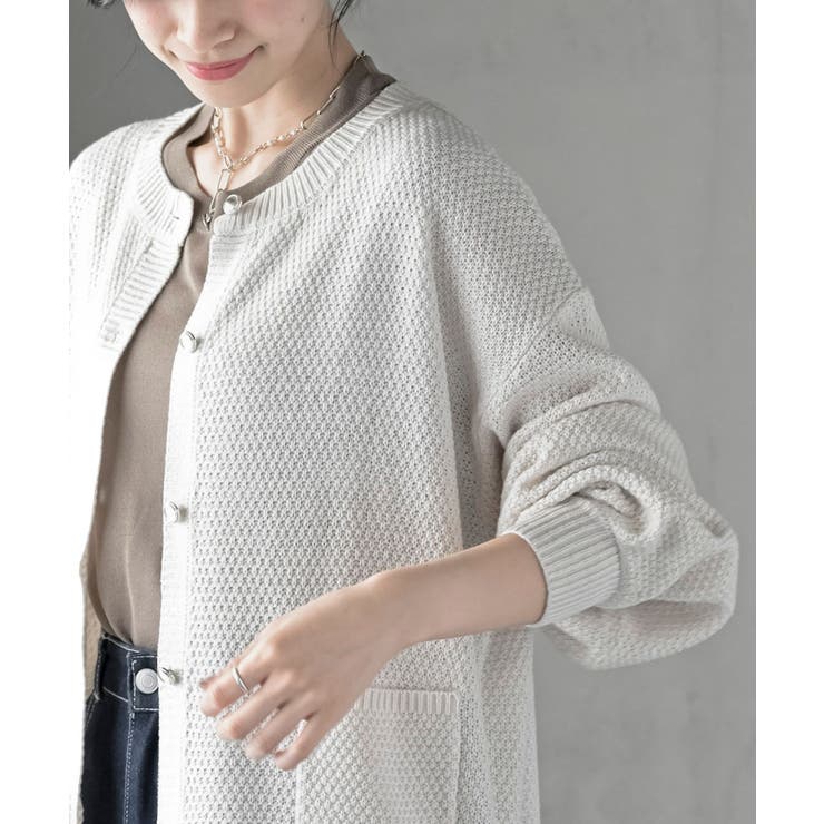 ラメニットカーディガン | rps | 詳細画像6 