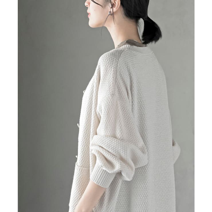 ラメニットカーディガン | rps | 詳細画像7 