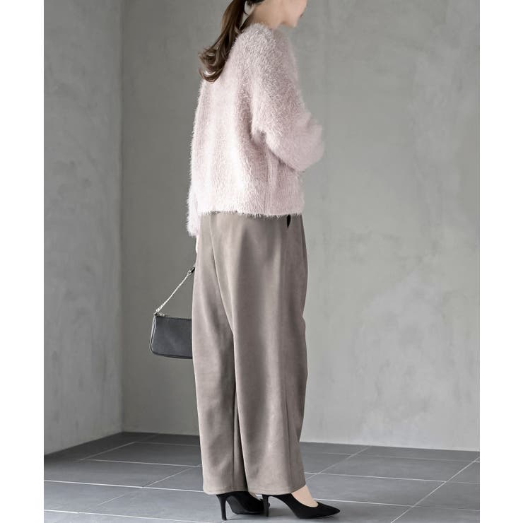 シャギーＶネックショートカーディガン | rps | 詳細画像21 