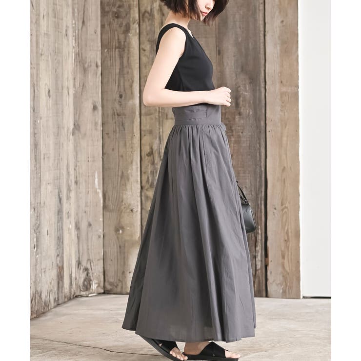 ボリュームロング巻きスカート[品番：RPSW0001580]｜rps（アール