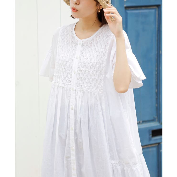 半袖前開きシャツワンピース[品番：RPSW0002610]｜rps（アール