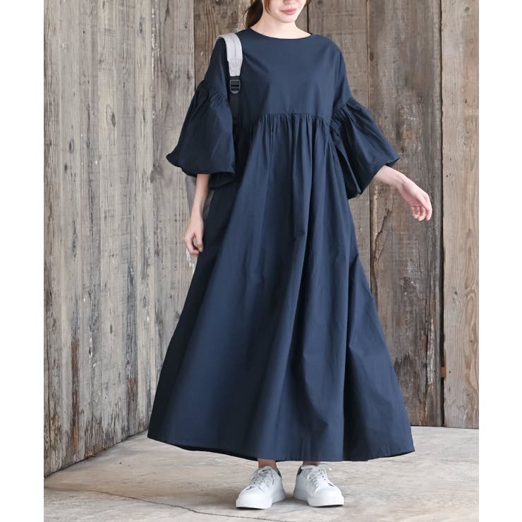 バルーンスリーブワンピース[品番：RPSW0002591]｜rps（アールピーエス