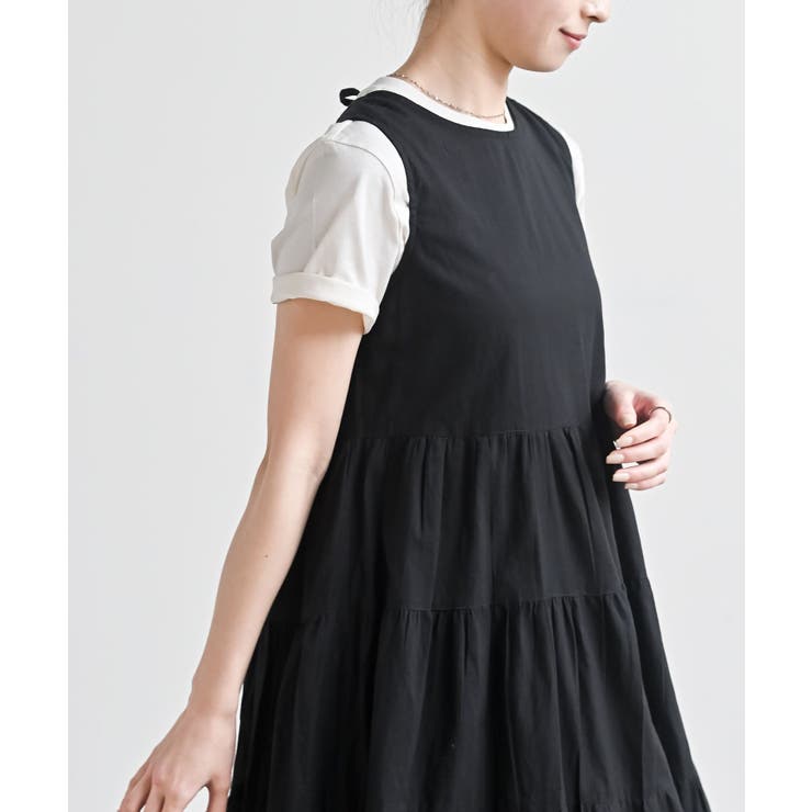 ティアードノースリーブワンピース[品番：RPSW0003732]｜rps（アール