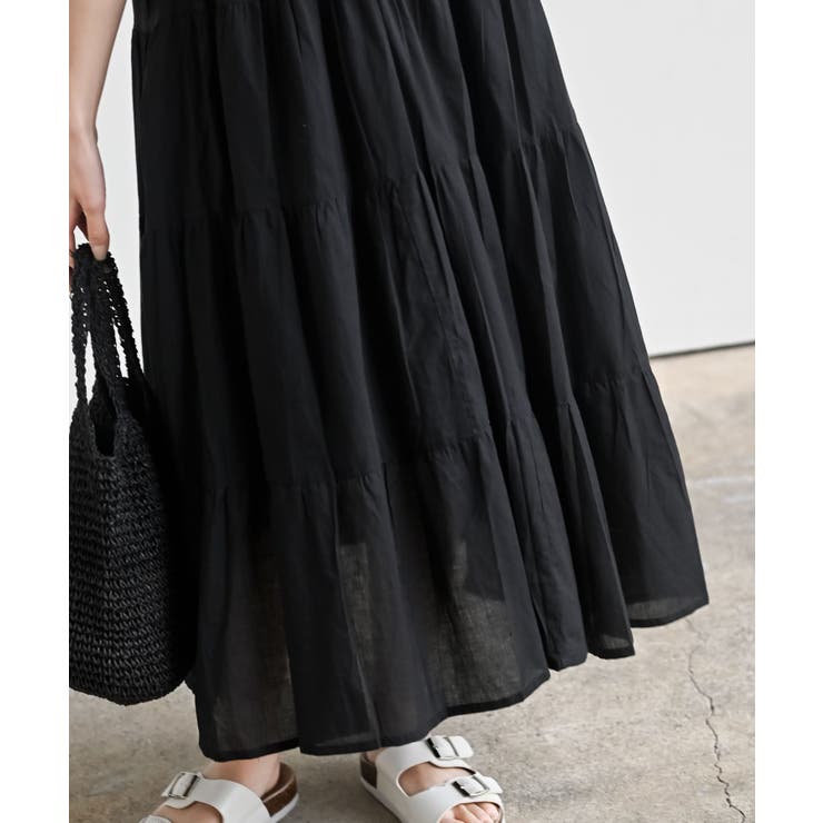 ティアードノースリーブワンピース[品番：RPSW0003732]｜rps（アール