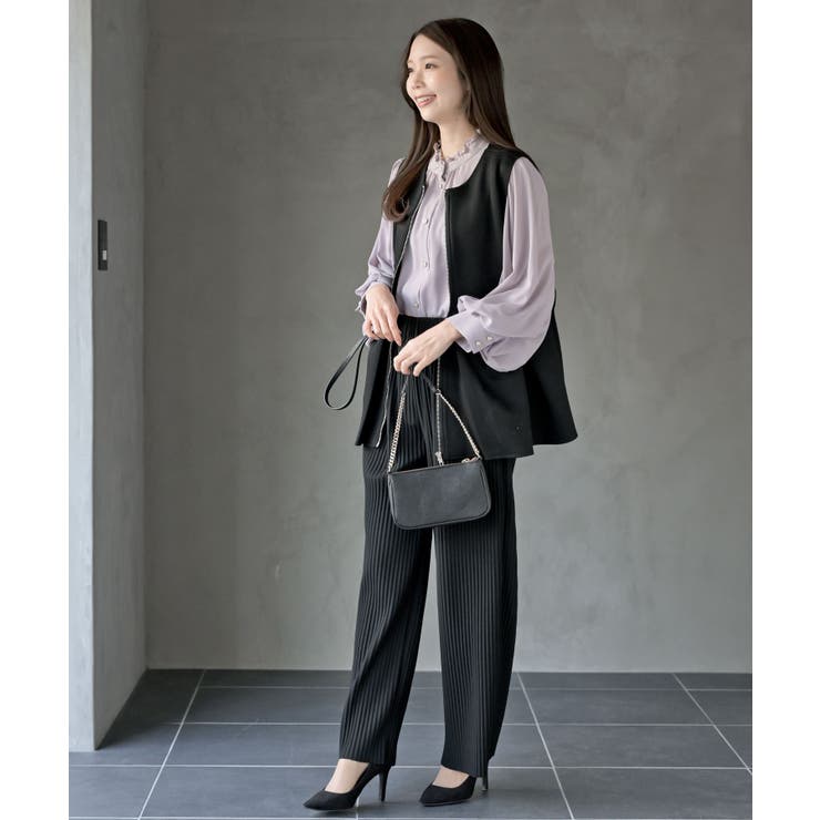 ボリューム袖フリルネックブラウス | rps | 詳細画像28 