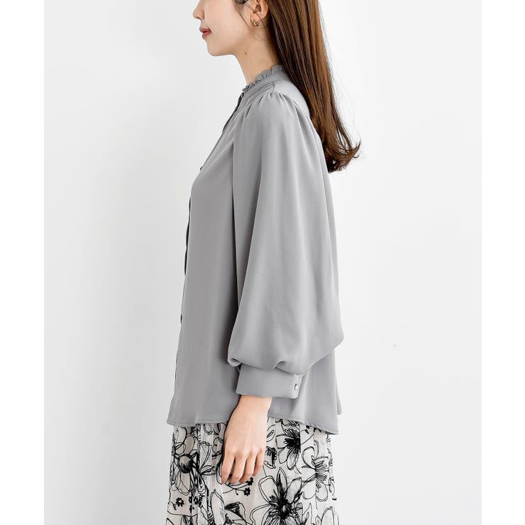 ボリューム袖フリルネックブラウス | rps | 詳細画像29 