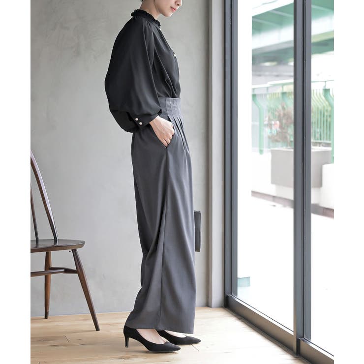 ボリューム袖フリルネックブラウス | rps | 詳細画像33 