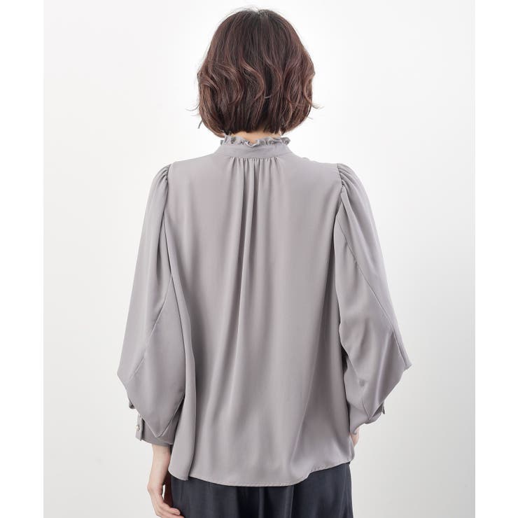 ボリューム袖フリルネックブラウス | rps | 詳細画像39 