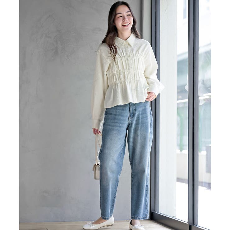 ワッフルシャーリングブラウス | rps | 詳細画像10 