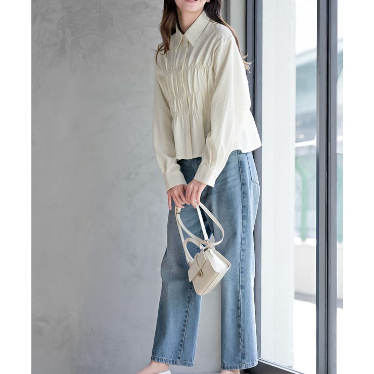 ワッフルシャーリングブラウス | rps | 詳細画像11 