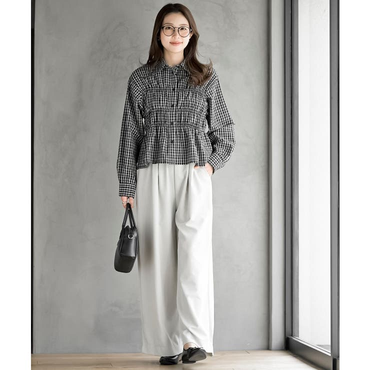 ワッフルシャーリングブラウス | rps | 詳細画像18 